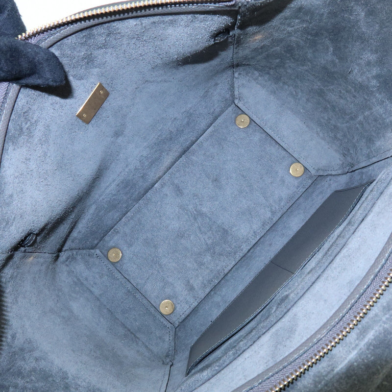 Celine Belt Textured Leather Gray Calfskin Bag