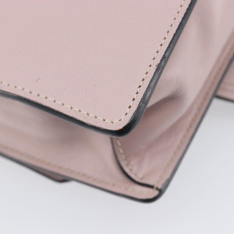 Miu Miu Madras Crystal Flap Leather Pink Bag