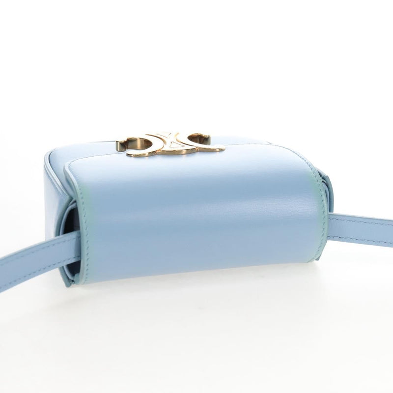 Celine Claude Leather Blue Bag