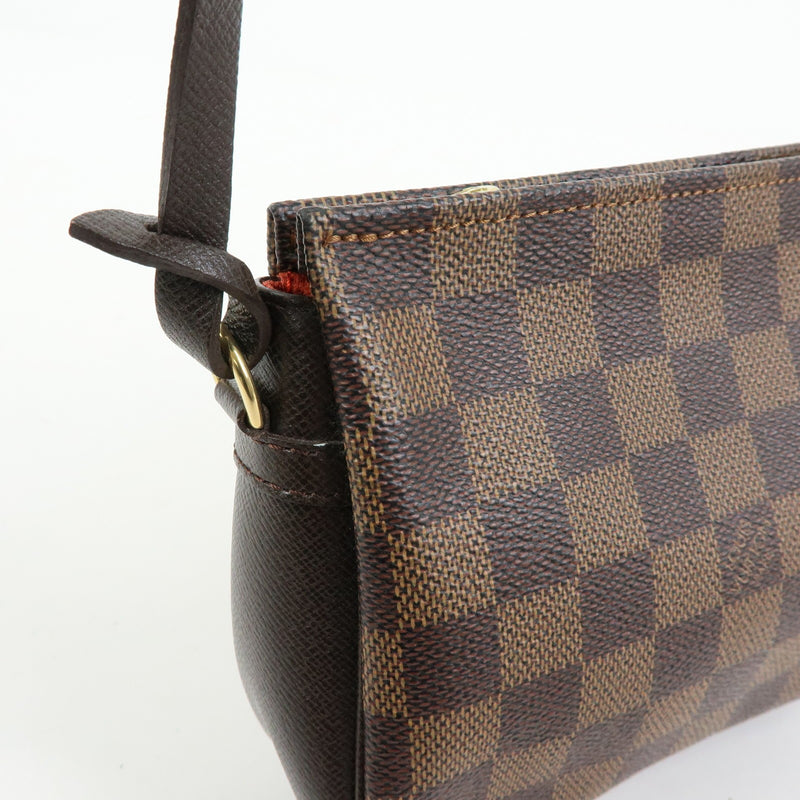 Louis Vuitton Trousse Make Up Damier Brown Canvas Bag