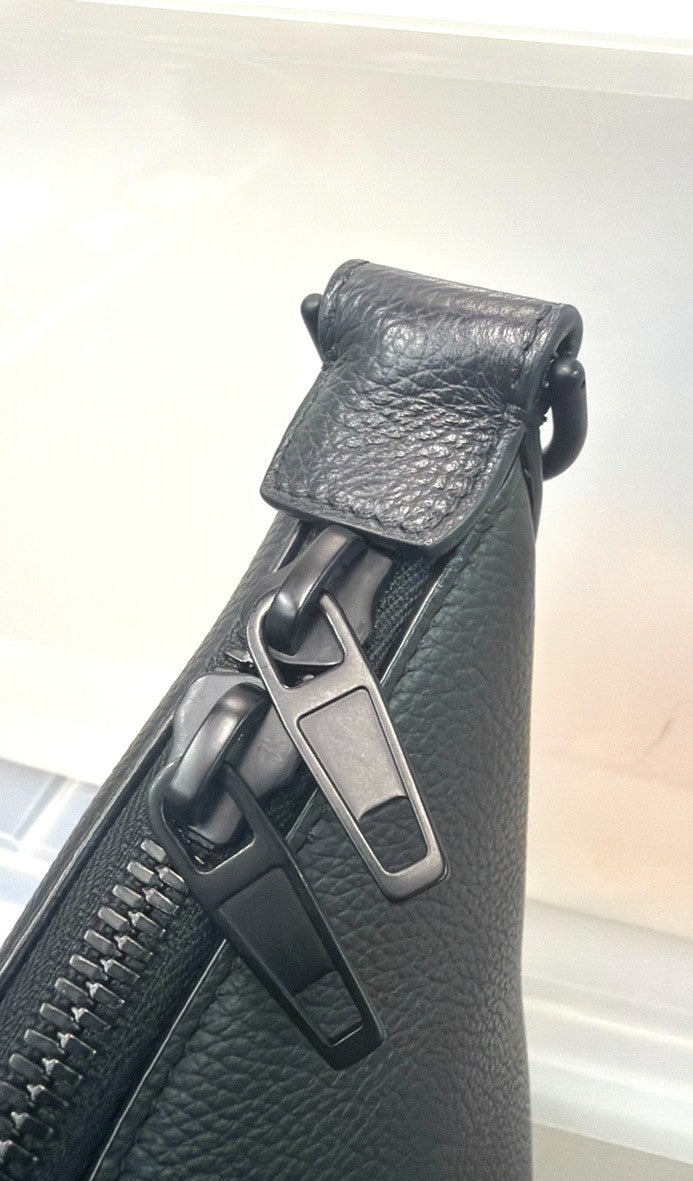 Balenciaga Hourglass Carryall Leather Black Bag