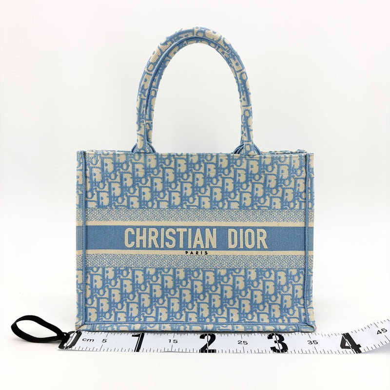 Christian Dior Book Oblique Canvas Beige Bag