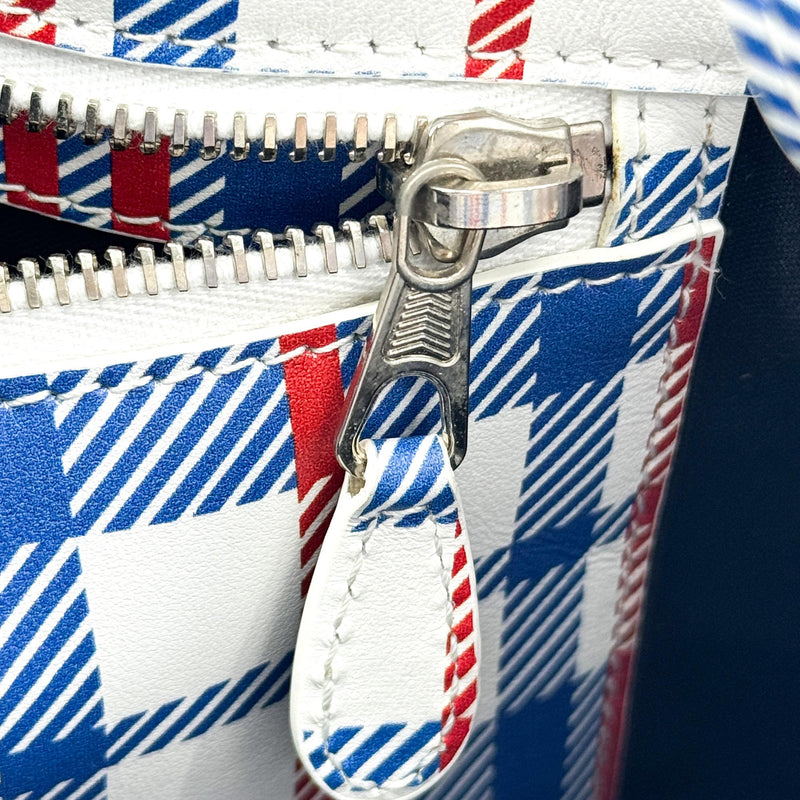 Balenciaga Cabas Tote Canvas And Leather White