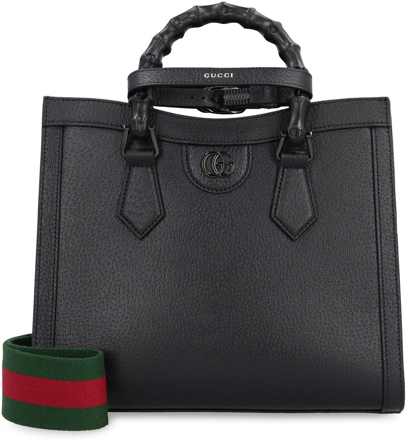Gucci Diana Tote Bag — Black Calf
