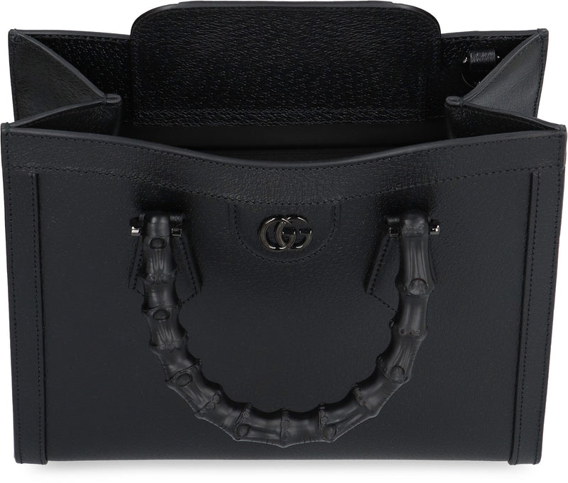Gucci Diana Tote Bag — Black Calf