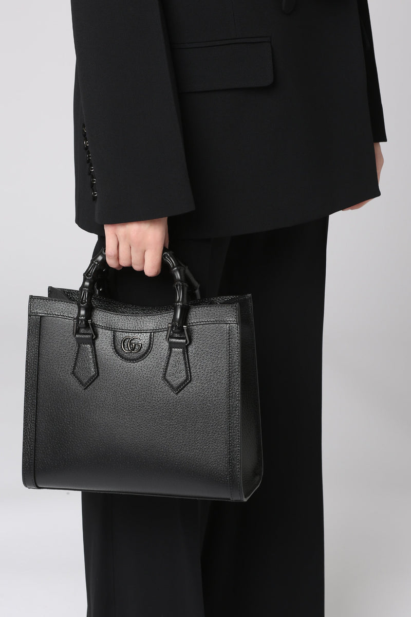 Gucci Diana Tote Bag — Black Calf