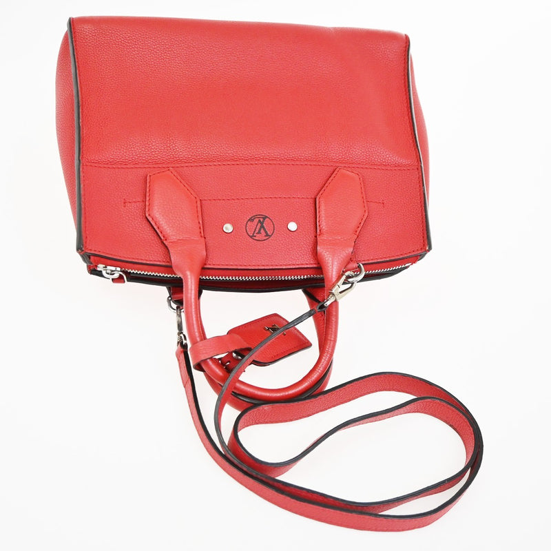 Louis Vuitton City Steamer Leather Red Bag