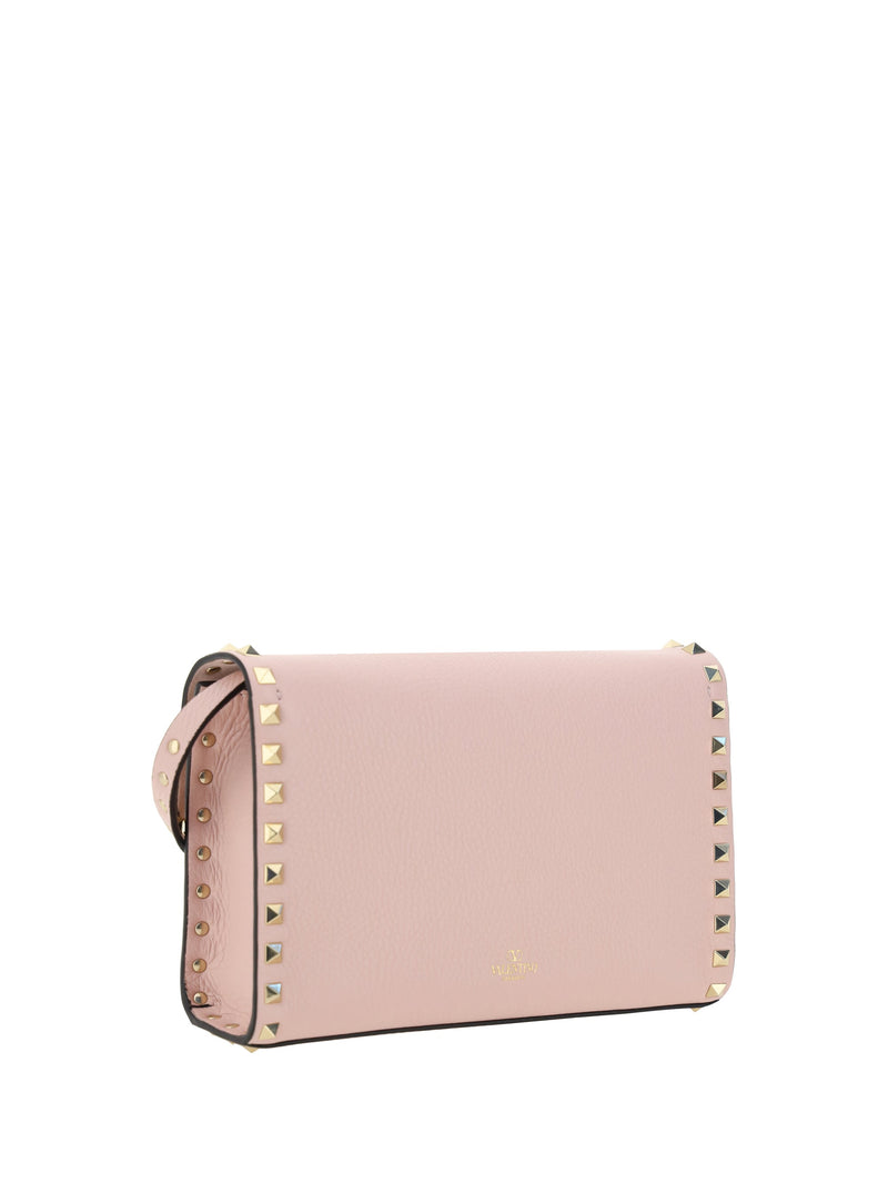 Valentino Garavani Shoulder Bag — Pink Calf Leather