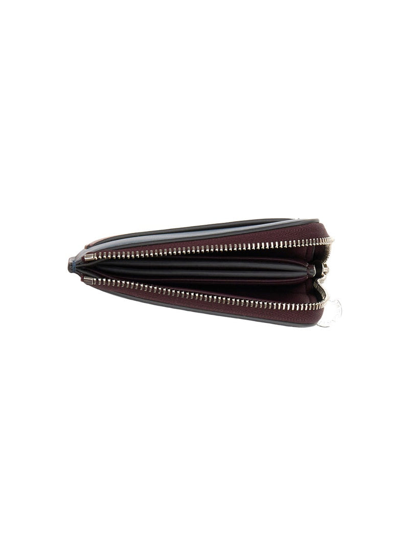 Stella Mccartney Polyurethane Zipped Wallet — Blue