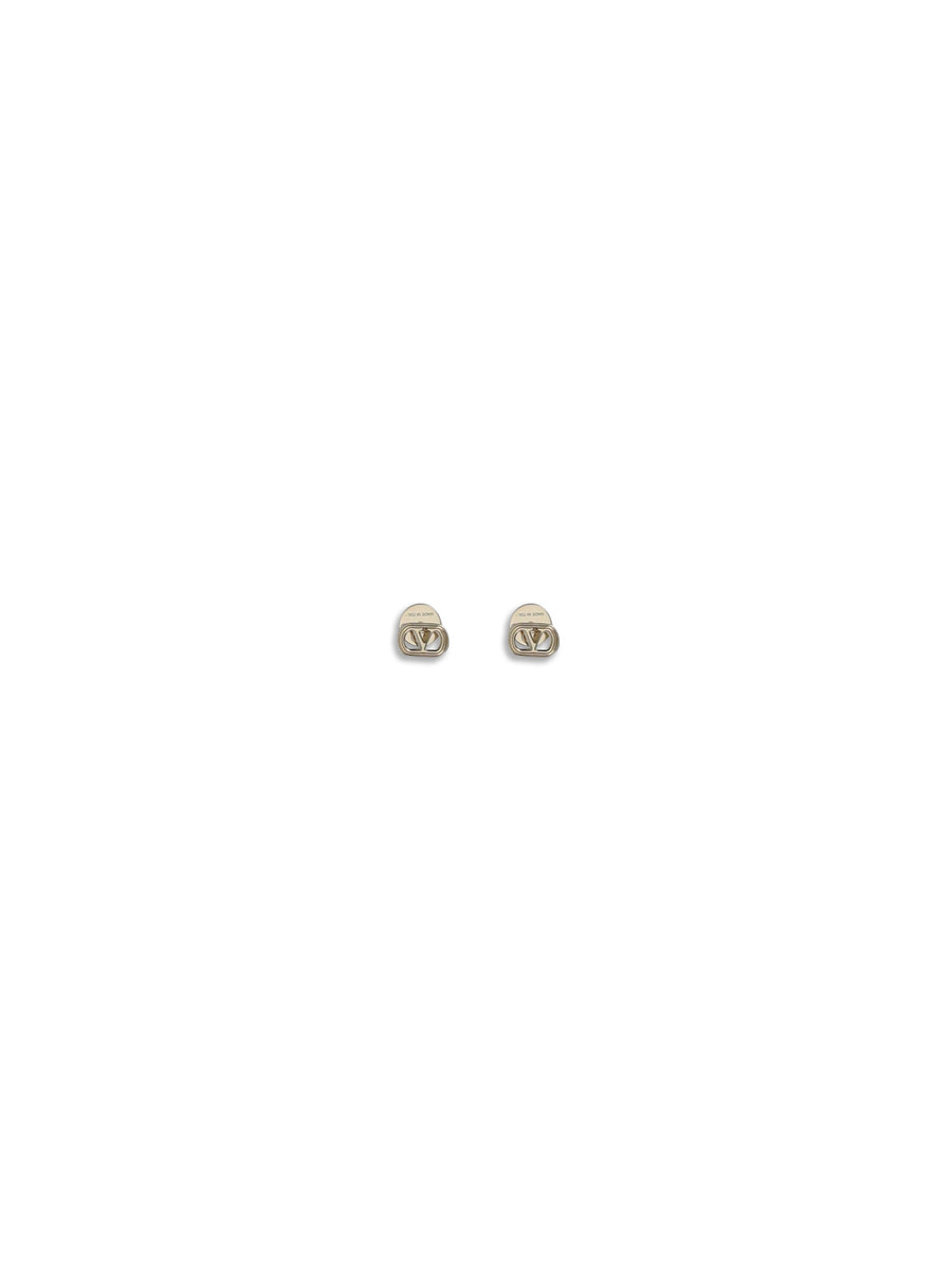 Valentino Garavani Ovalette Earrings — Gold Brass