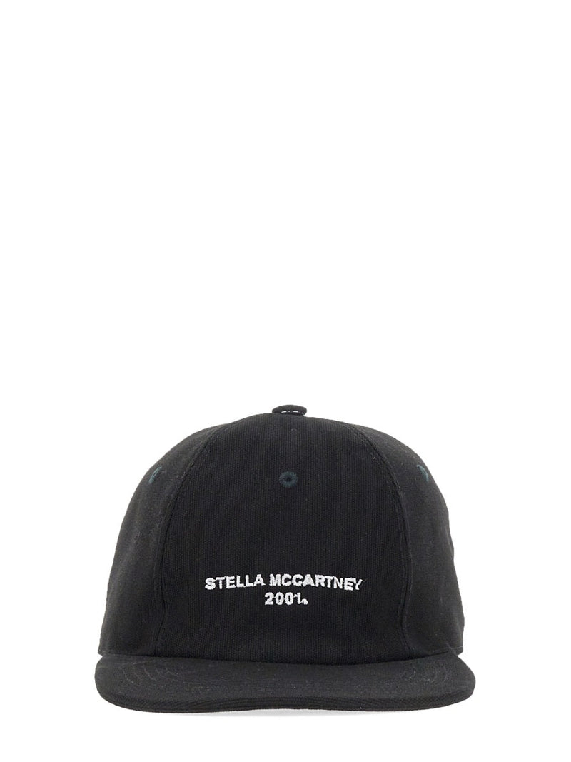 Stella Mccartney 570194_wp00231019 Baseball Cap — Black Cotton Caps