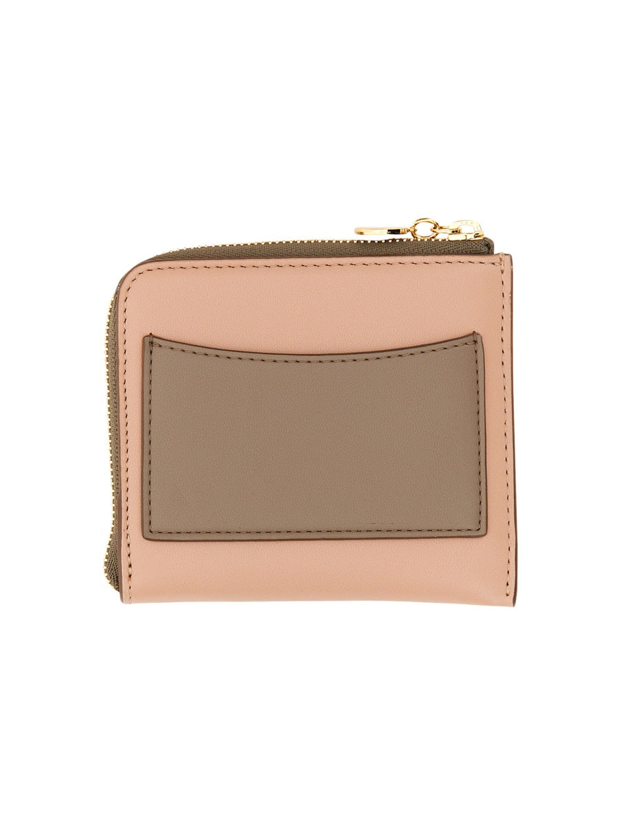 Stella Mccartney Zipped Polyurethane Wallet — Powder & Purses