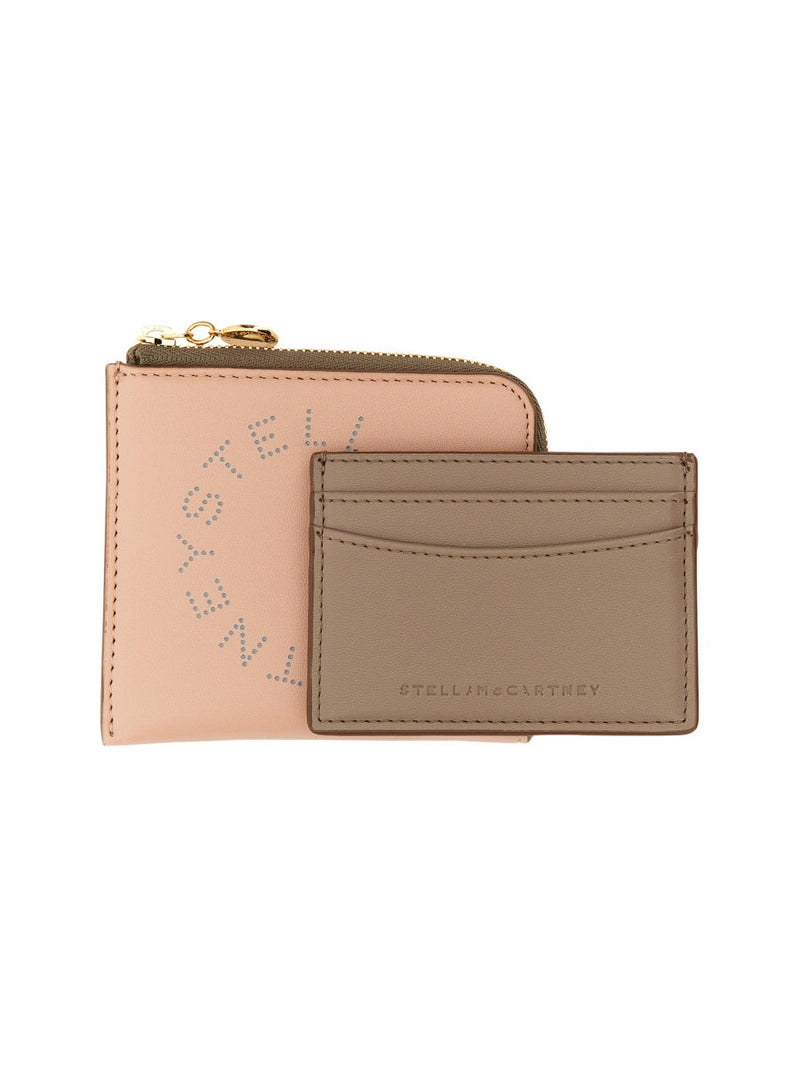 Stella Mccartney Zipped Polyurethane Wallet — Powder & Purses