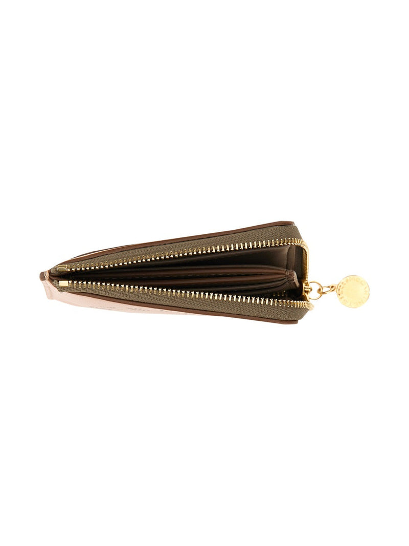 Stella Mccartney Zipped Polyurethane Wallet — Powder & Purses
