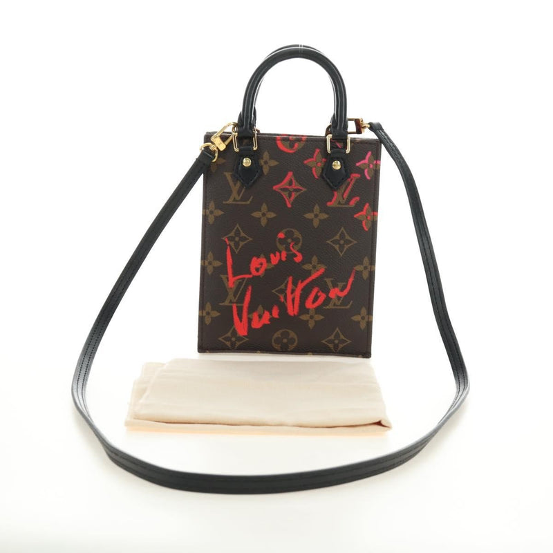 Louis Vuitton Petit Sac Plat Limited Edition Fall Love Monogram Canvas Brown Bag