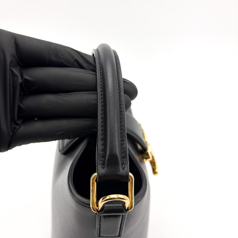 Celine Louise Leather Black Calfskin Bag