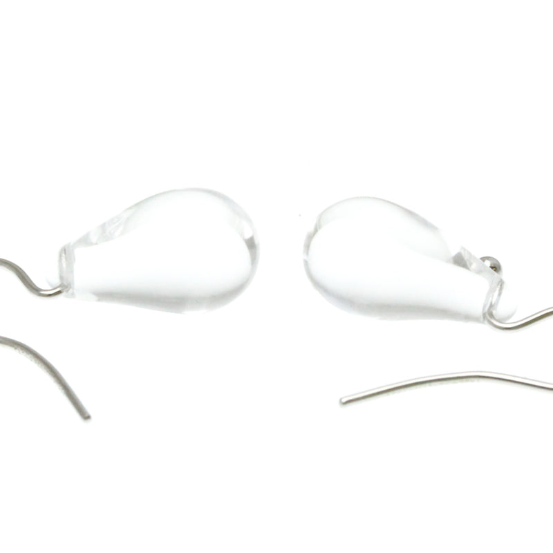 Tiffany & Co. Elsa Peretti Teardrop Platinum With Crystal Silver Bijoux