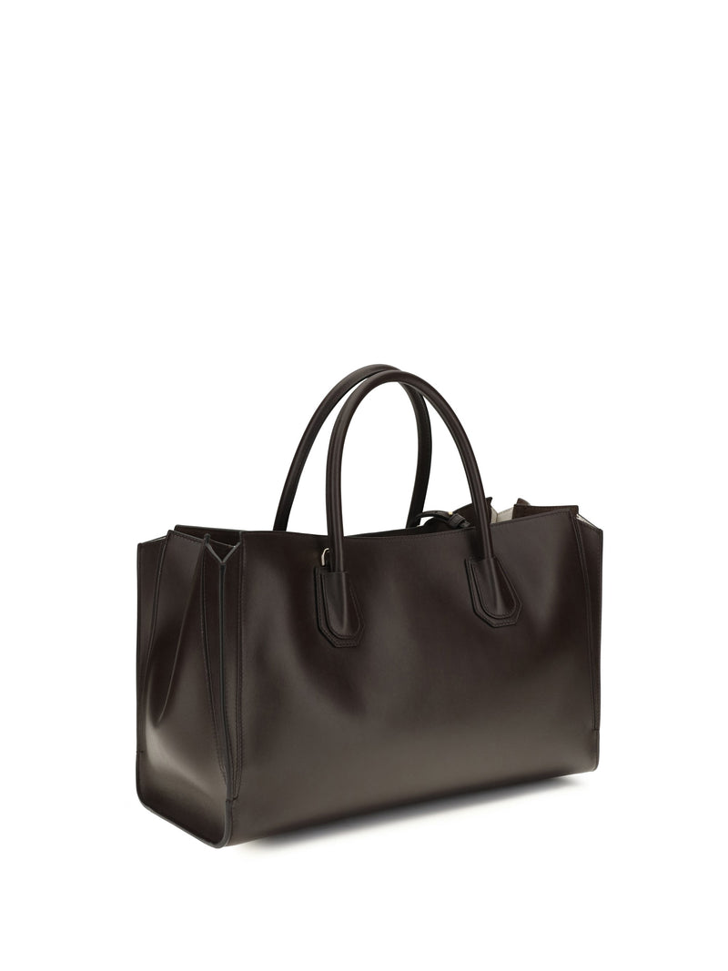 Givenchy Antigona Catchall Shoulder Bag — Brown Calf Leather Bos Taurus