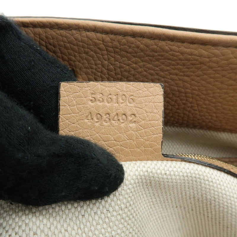 Gucci Soho Chain Strap Leather Beige Bag