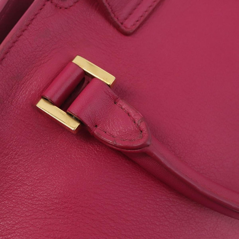 Saint Laurent Classic Y Cabas Leather Pink Bag
