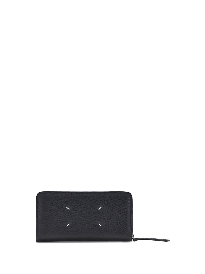 Maison Margiela Embossed Calf Leather Wallet — Black & Purses