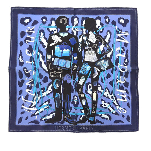 Monsieur Et Madame Silk Scarf - Image 1