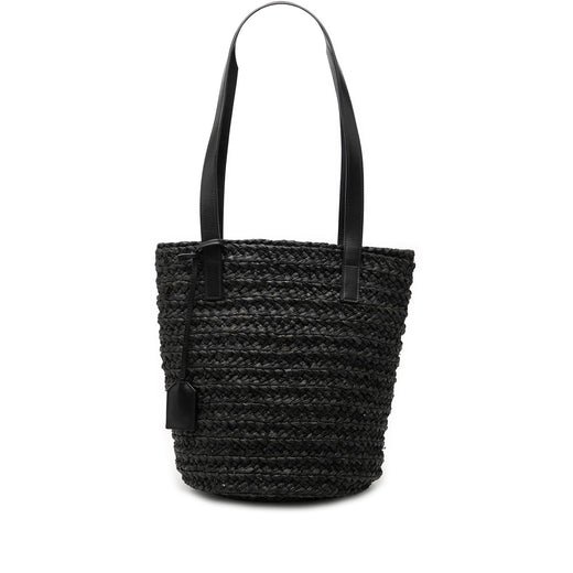 Small Raffia Panier Tote - Image 1