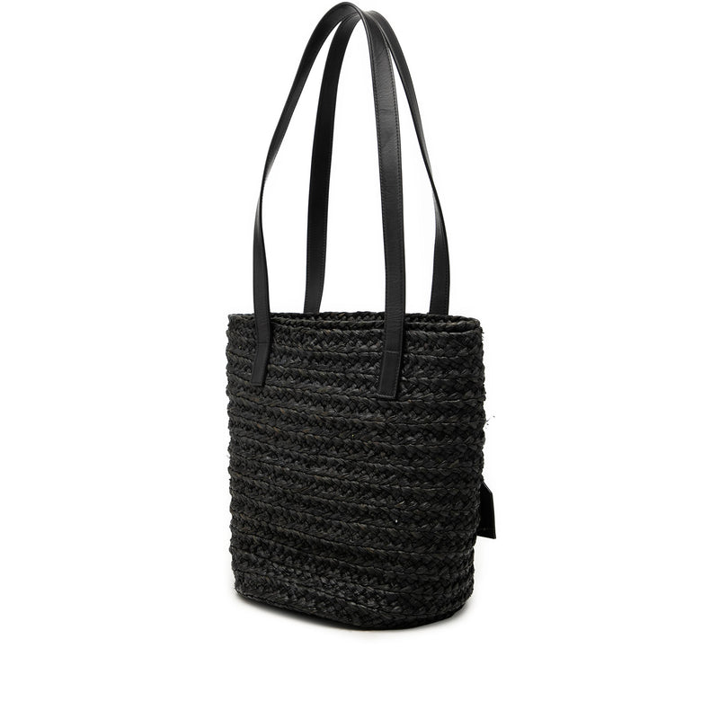 Small Raffia Panier Tote - Image 2