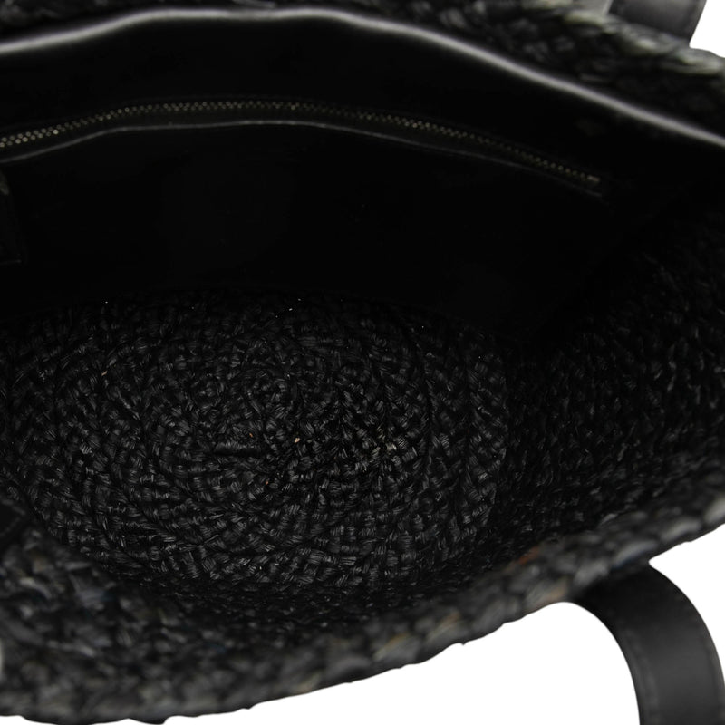 Small Raffia Panier Tote - Image 4
