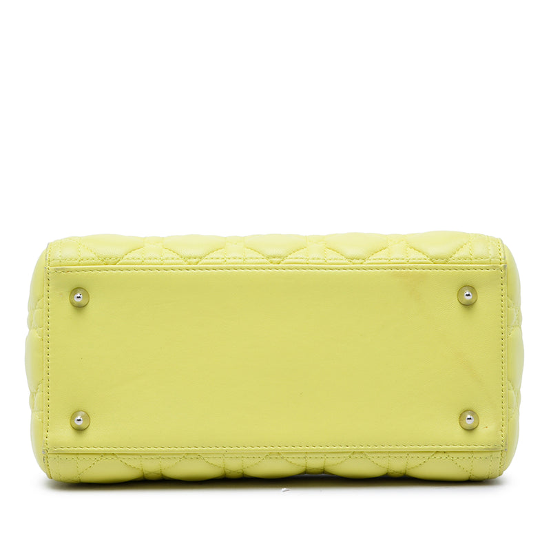 Medium Lambskin Cannage Lady Dior - Image 3