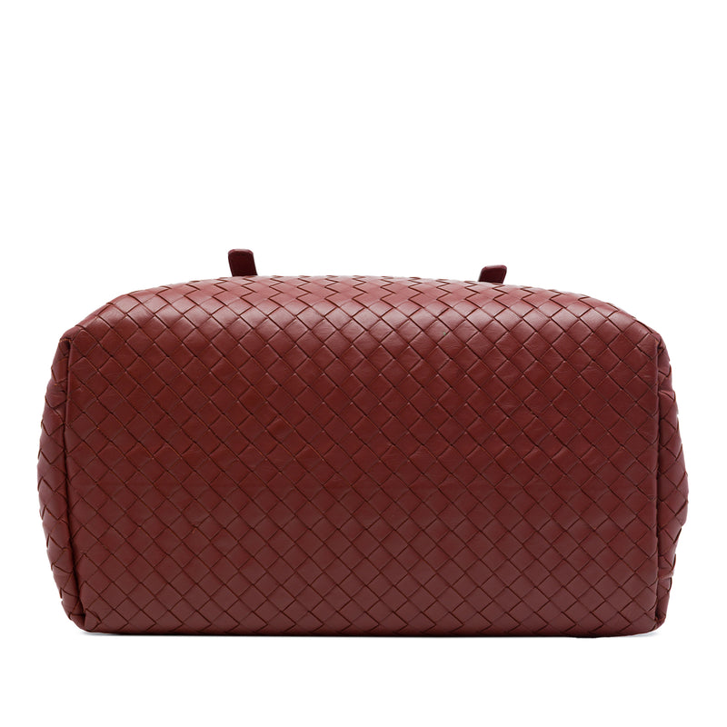 Small Nappa Intrecciato Roma Satchel - Image 3