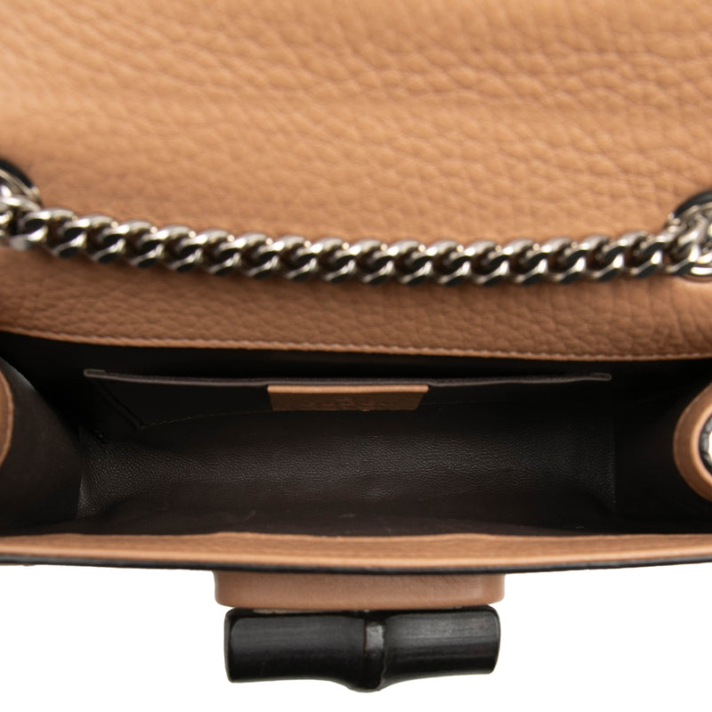 Small Calfskin Studded Miss Bamboo Crossbody - Image 4