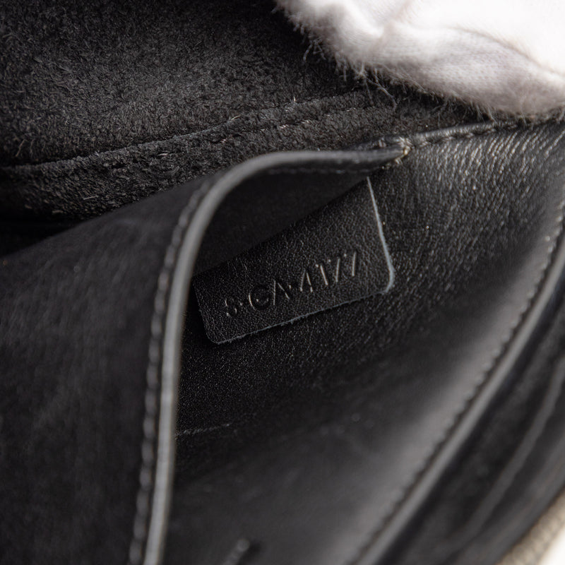 Trifold Leather Clutch On Chain - Image 6