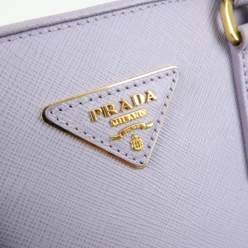 Prada Open Promenade Saffiano Leather Purple Bag