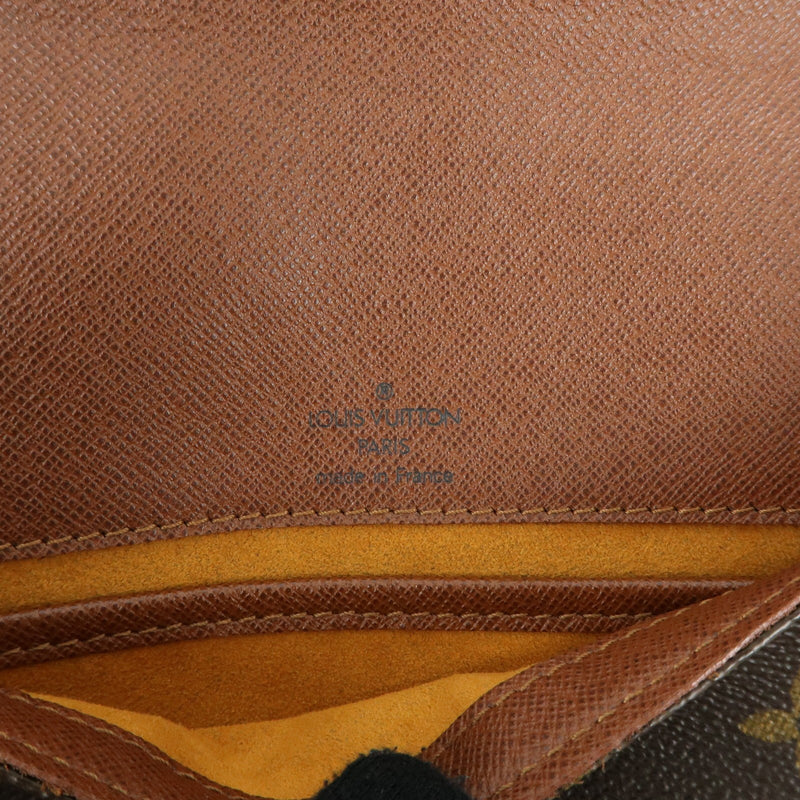 Louis Vuitton Musette Tango Monogram Canvas Brown Bag