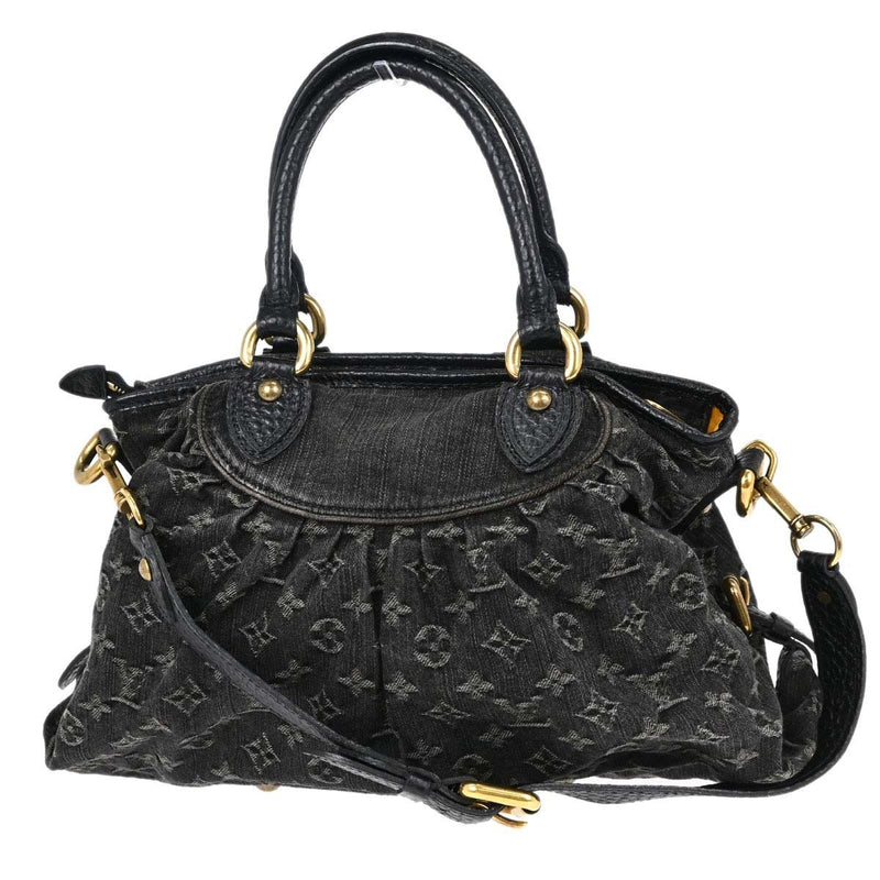 Louis Vuitton Neo Cabby Monogram Denim Black Denim_jeans Bag