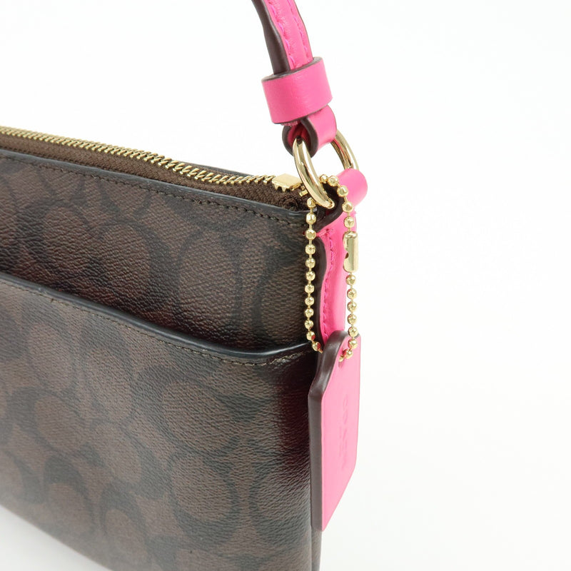 Coach Shoulder Canvas Brown Bag