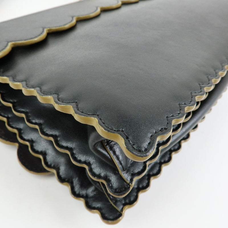 Fendi Kan I Leather Black Bag