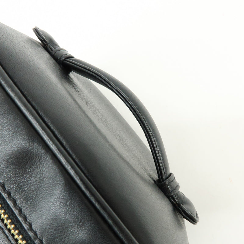 Chanel Vanity Leather Black Bag