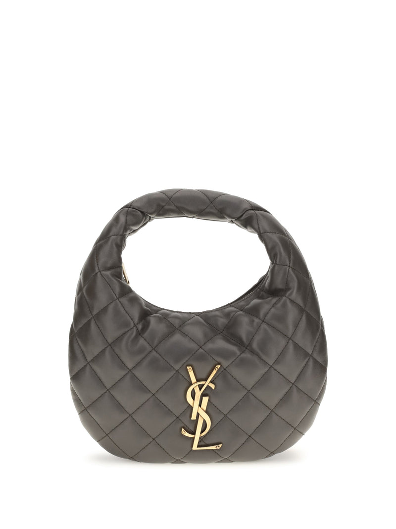 Saint Laurent Hobo Bag — Gray Lamb Ovis Aries