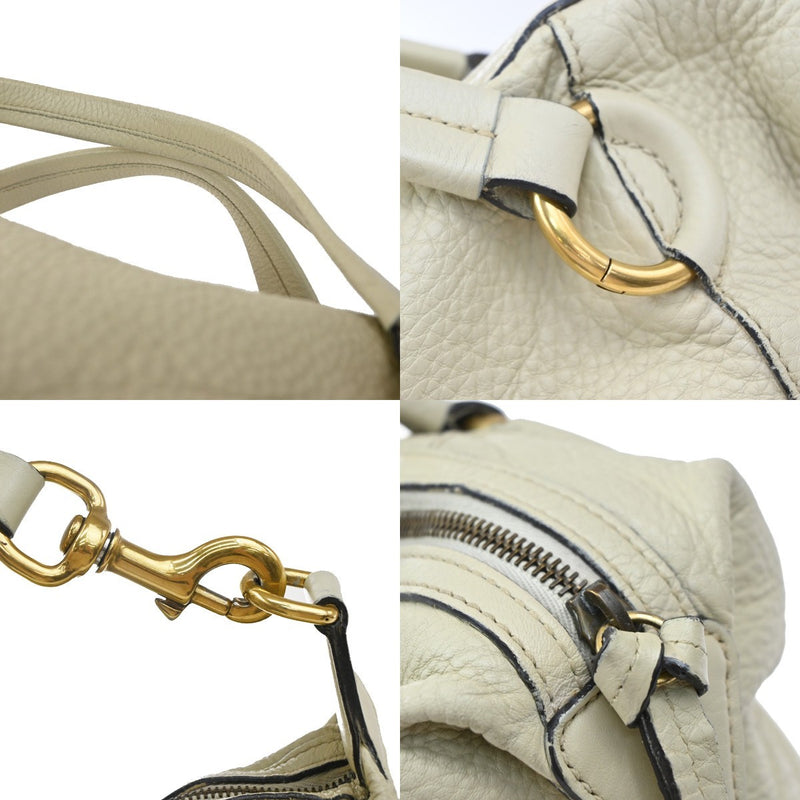 Gucci Twill Leather Beige Bag