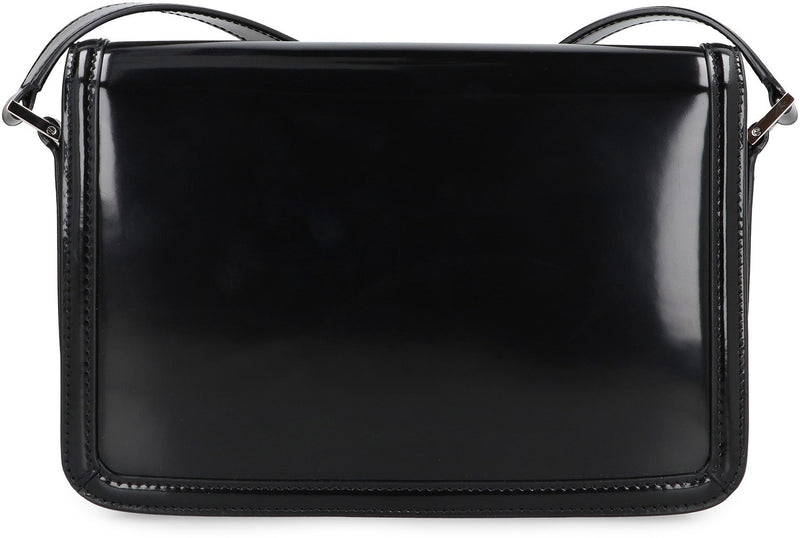 Saint Laurent Solferino Shoulder Bag — Black Calf