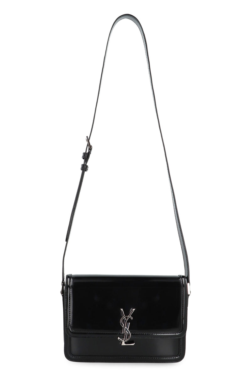 Saint Laurent Solferino Shoulder Bag — Black Calf