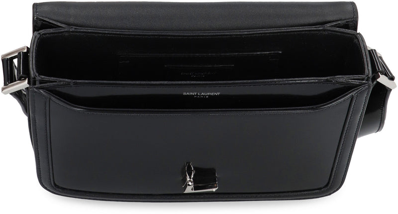 Saint Laurent Solferino Shoulder Bag — Black Calf