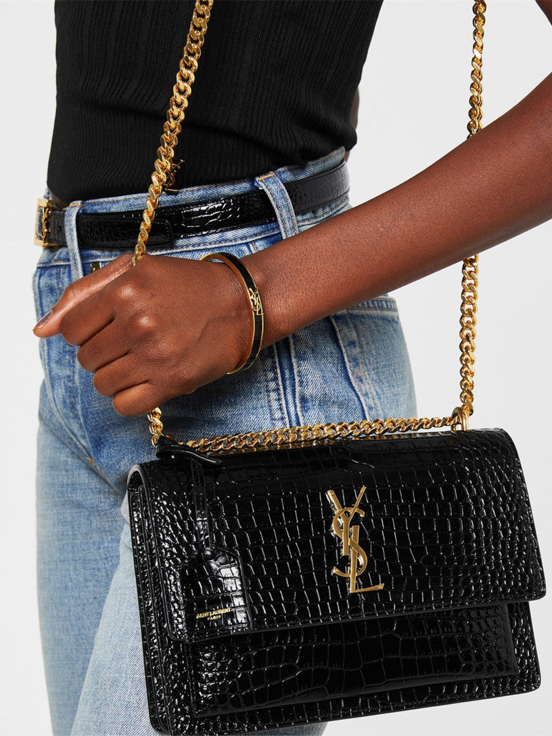 Saint Laurent Bracelet — Gold Brass Bracelets