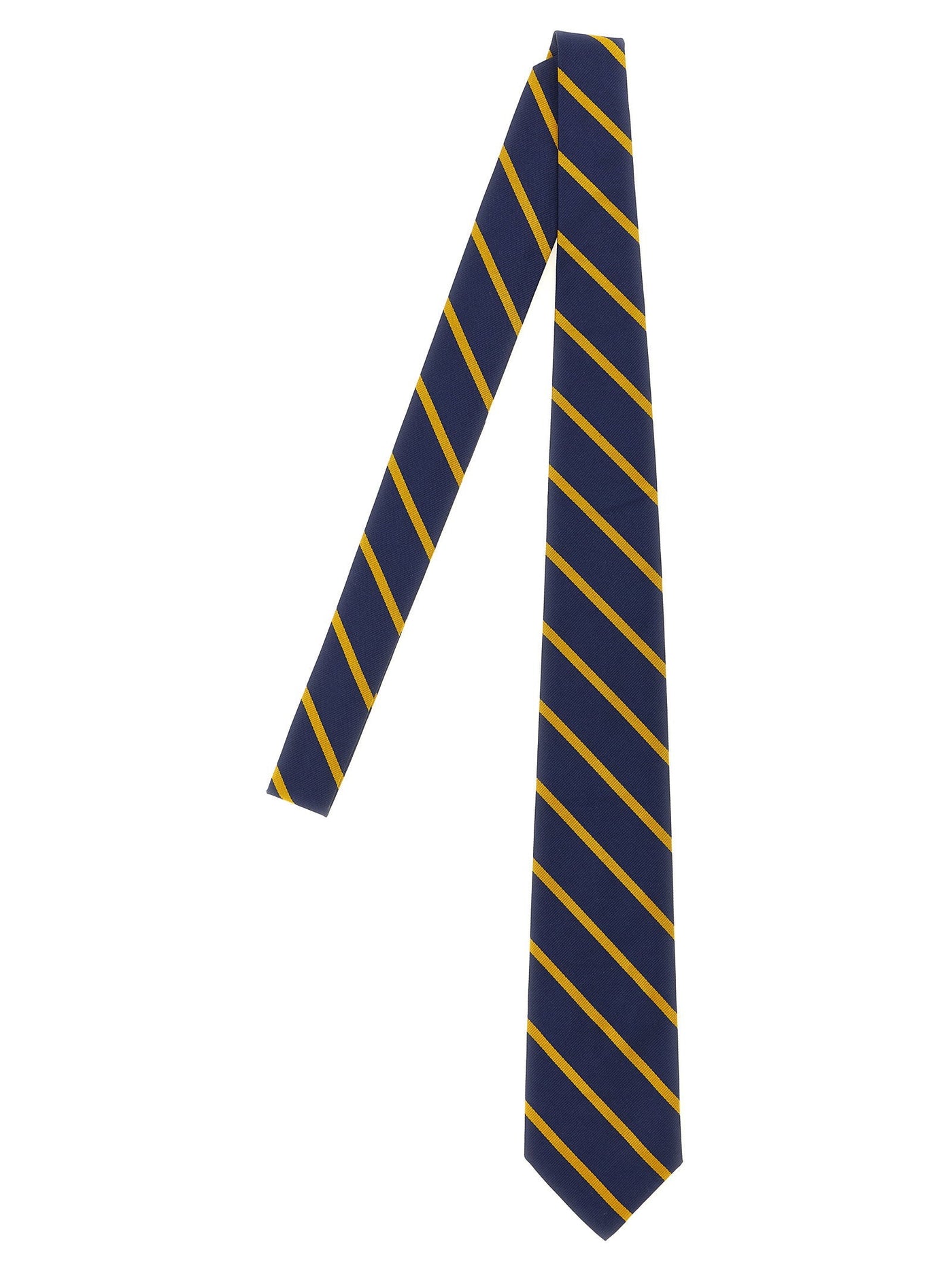 Polo Ralph Lauren Necktie — Navy Pure Repp Silk Neckties