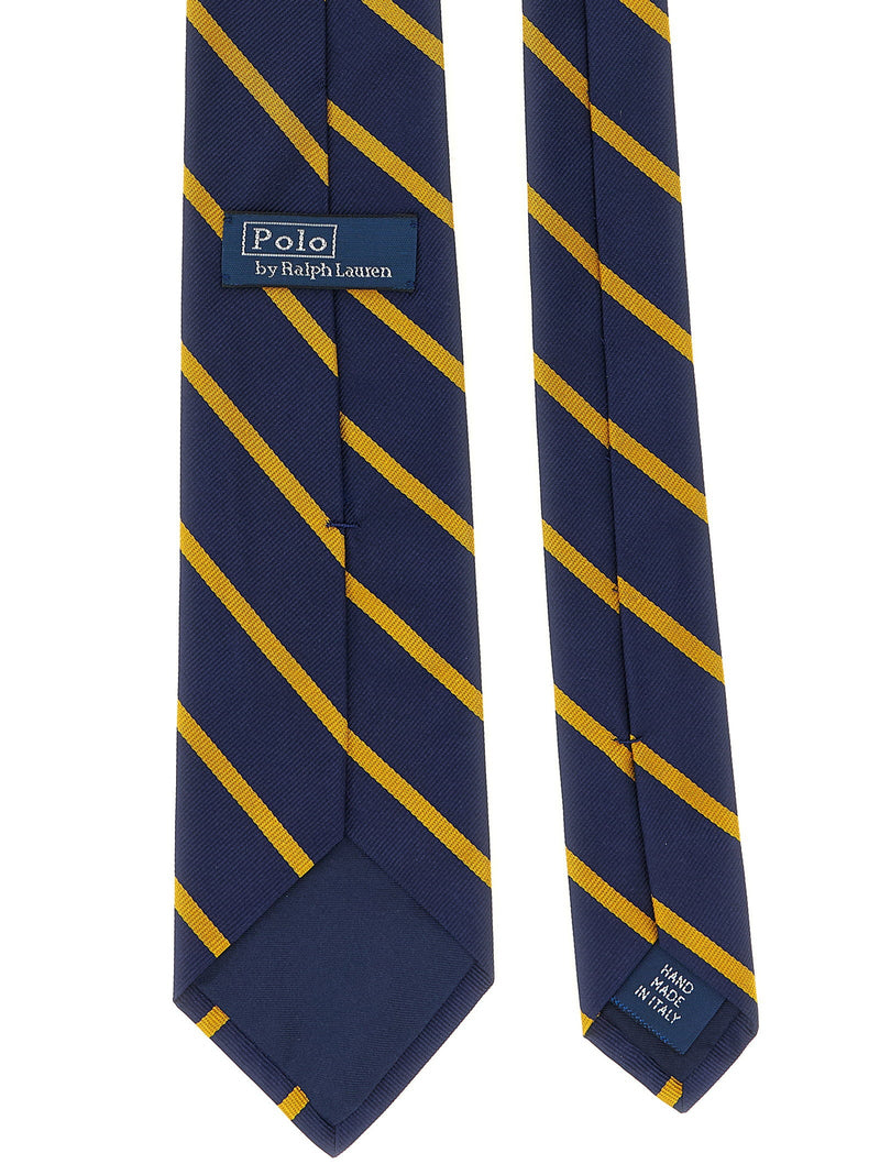 Polo Ralph Lauren Necktie — Navy Pure Repp Silk Neckties