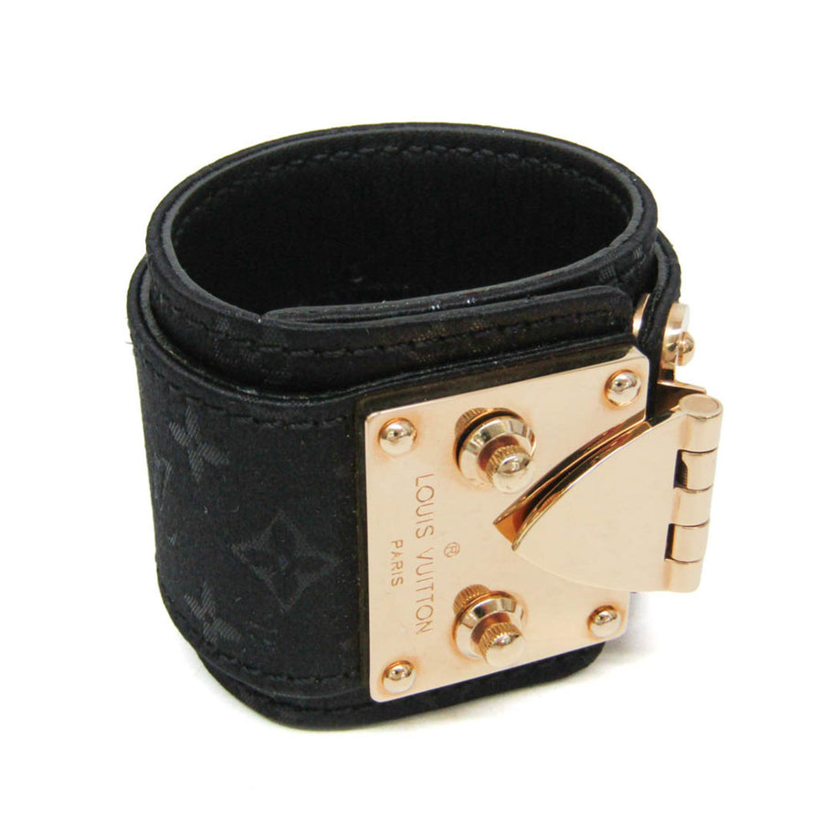 Louis Vuitton S Lock Damier Vernis Black Satin Bijoux