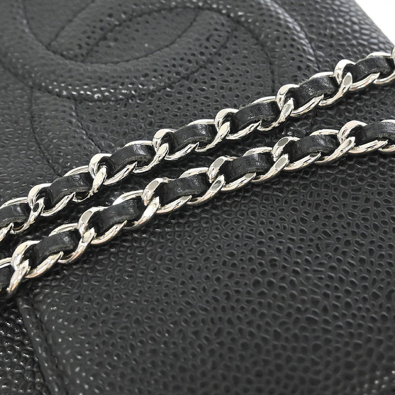 Chanel Timeless Wallet On Chain Caviar Black Leather Accessory