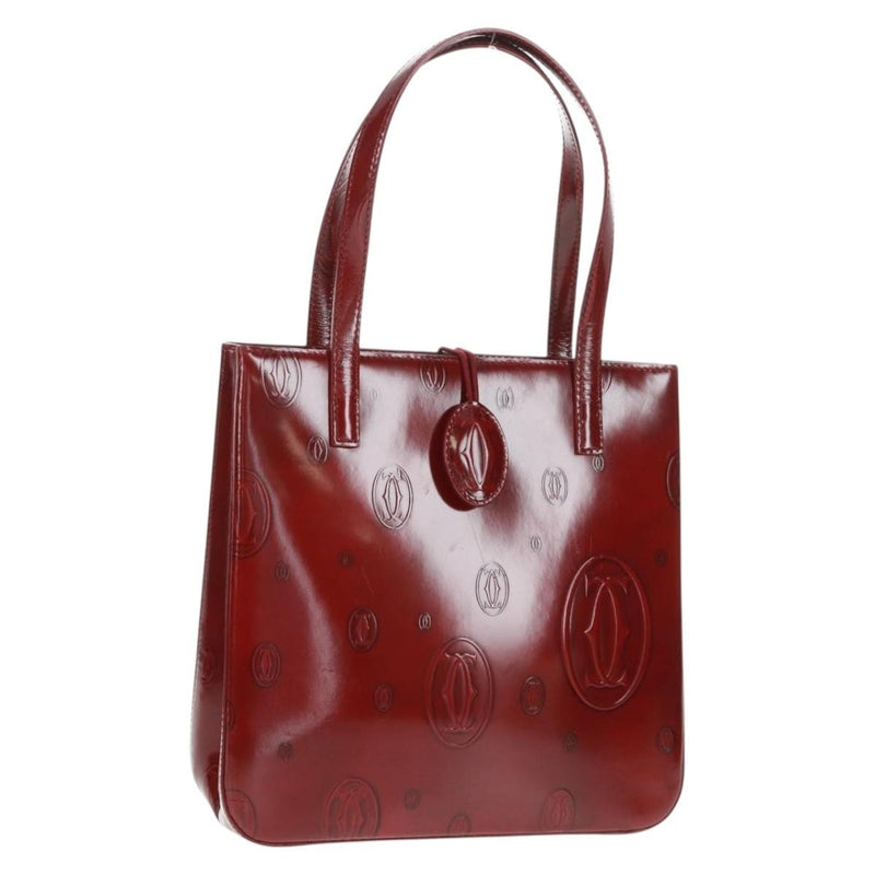 Cartier Happy Birthday Patent Leather Red Patent_leather Bag